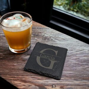 Slate Coaster Set