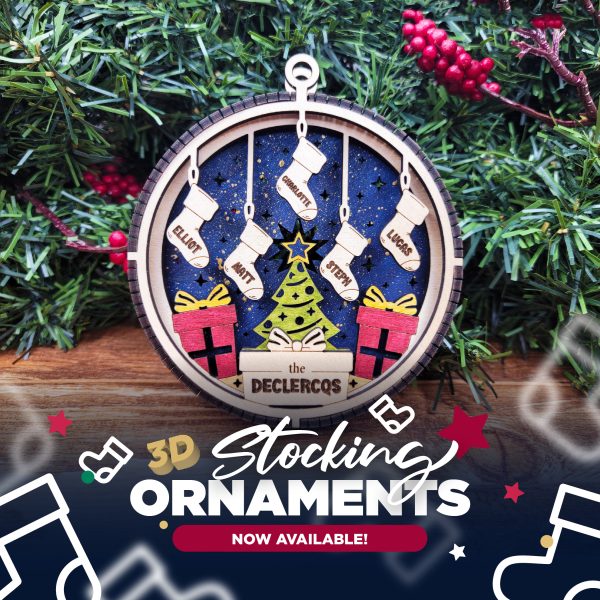 Premium 3D Stocking Ornament